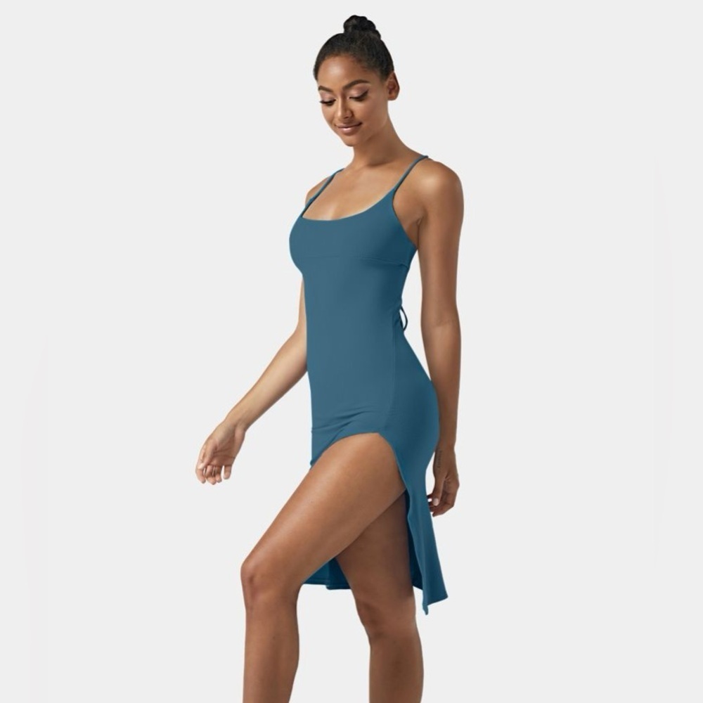 Halara Everyday Split Strap Bodycon Midi Chill Pa… - image 1